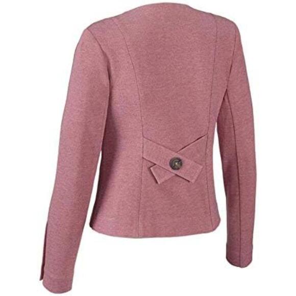 LKNW Cabi Pink Rose Applaud Blazer Jacket 3550 Size 6 - Picture 4 of 9